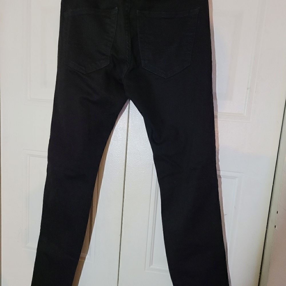 Hollister Jean Black Skinny Legs JEANS Size 27×30 Excellent Condition Nwot Never